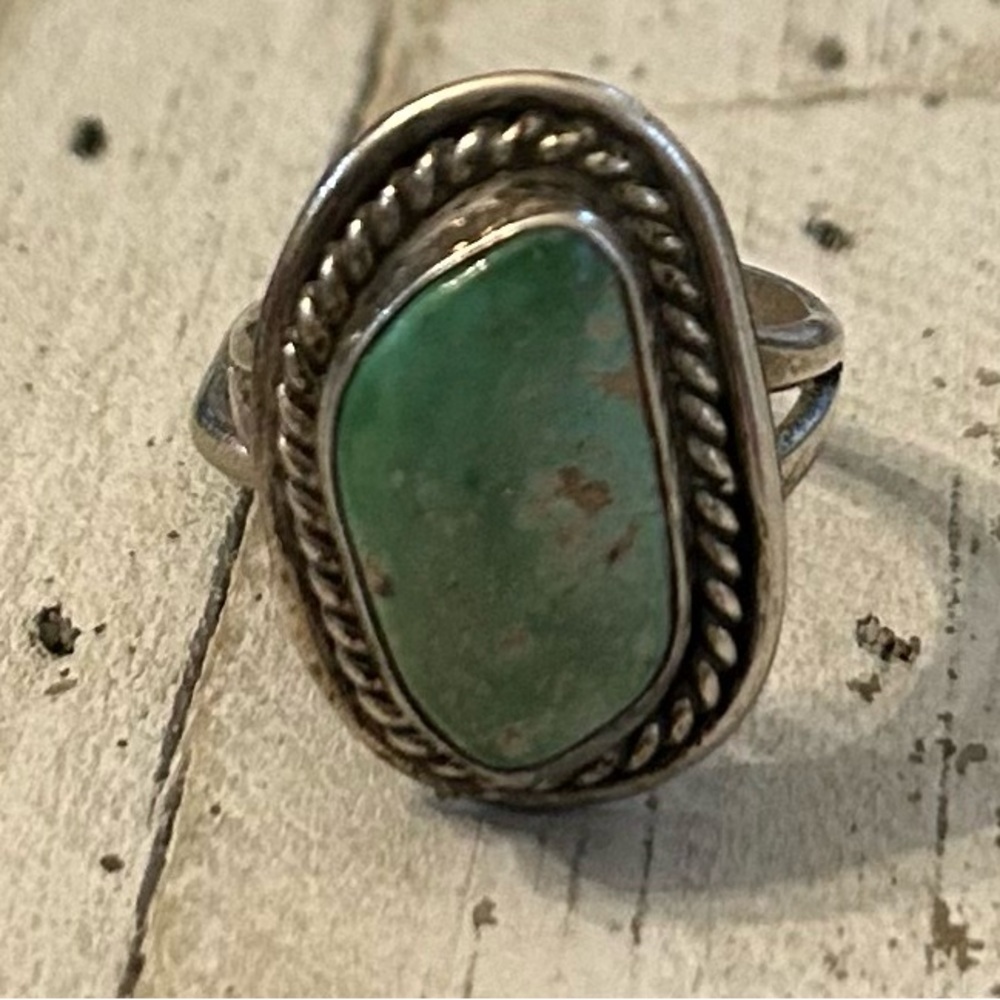 Silver and Turquoise Ring
